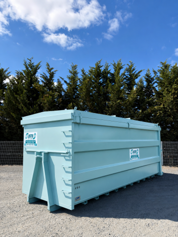 Location Benne 30 m³ Toit coulissant